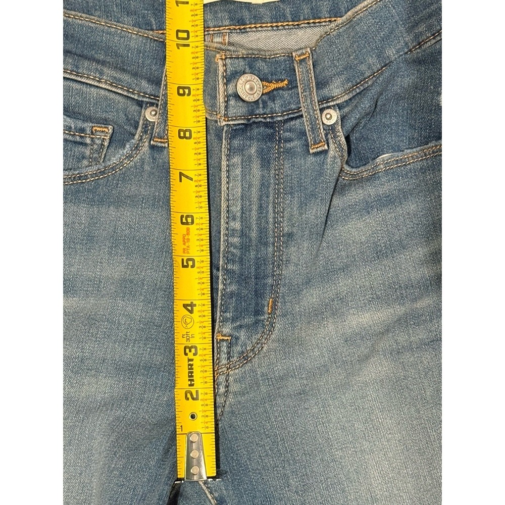 NWT Levi's Classic Straight Jeans Stellar Stretch New Ripped Distressed Size 4M - Picture 11 of 13